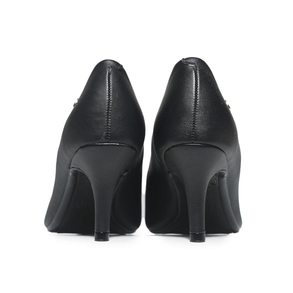 Sapato Vizzano Scarpin Bico Fino Feminino Preto 9