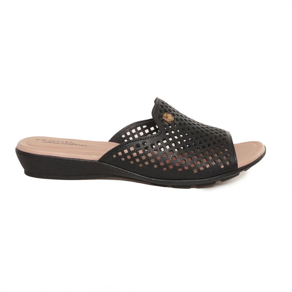 Tamanco Slide Telado Modare Feminino Preto 1