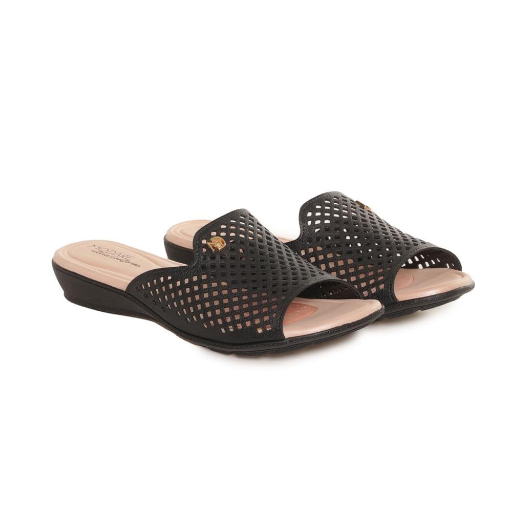 Tamanco Slide Telado Modare Feminino Preto 4