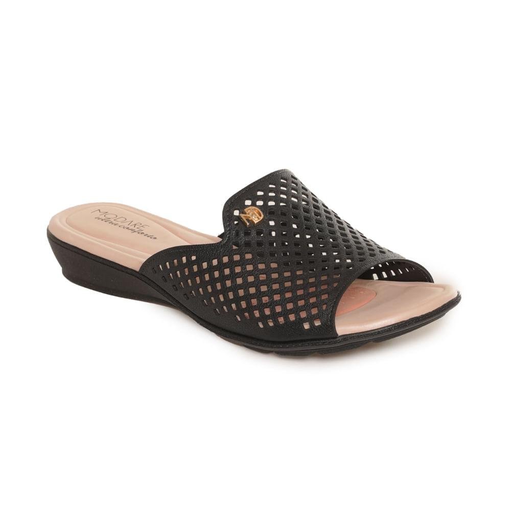 Tamanco Slide Telado Modare Feminino Preto 5
