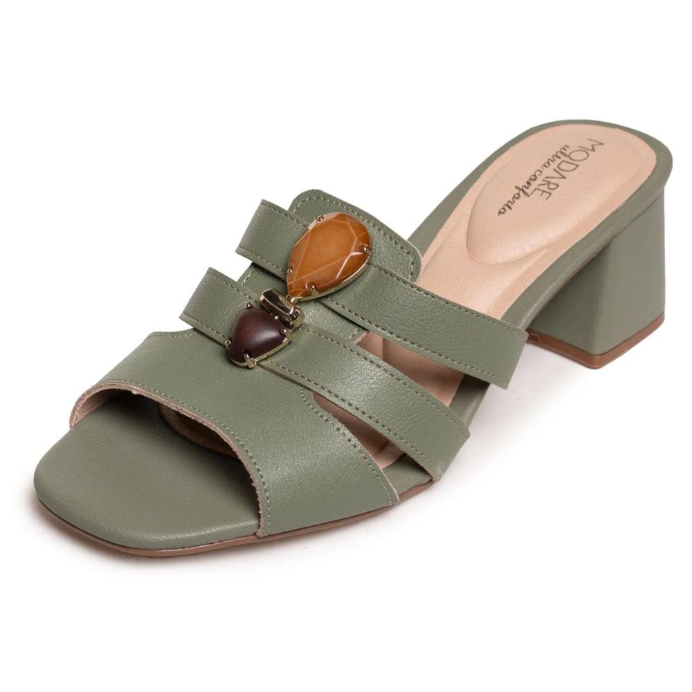 Tamanco Modare Feminino Verde 3