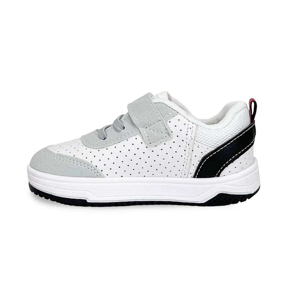 Tênis Casual Kidy Happy Respitec Infantil Branco/Cinza 3