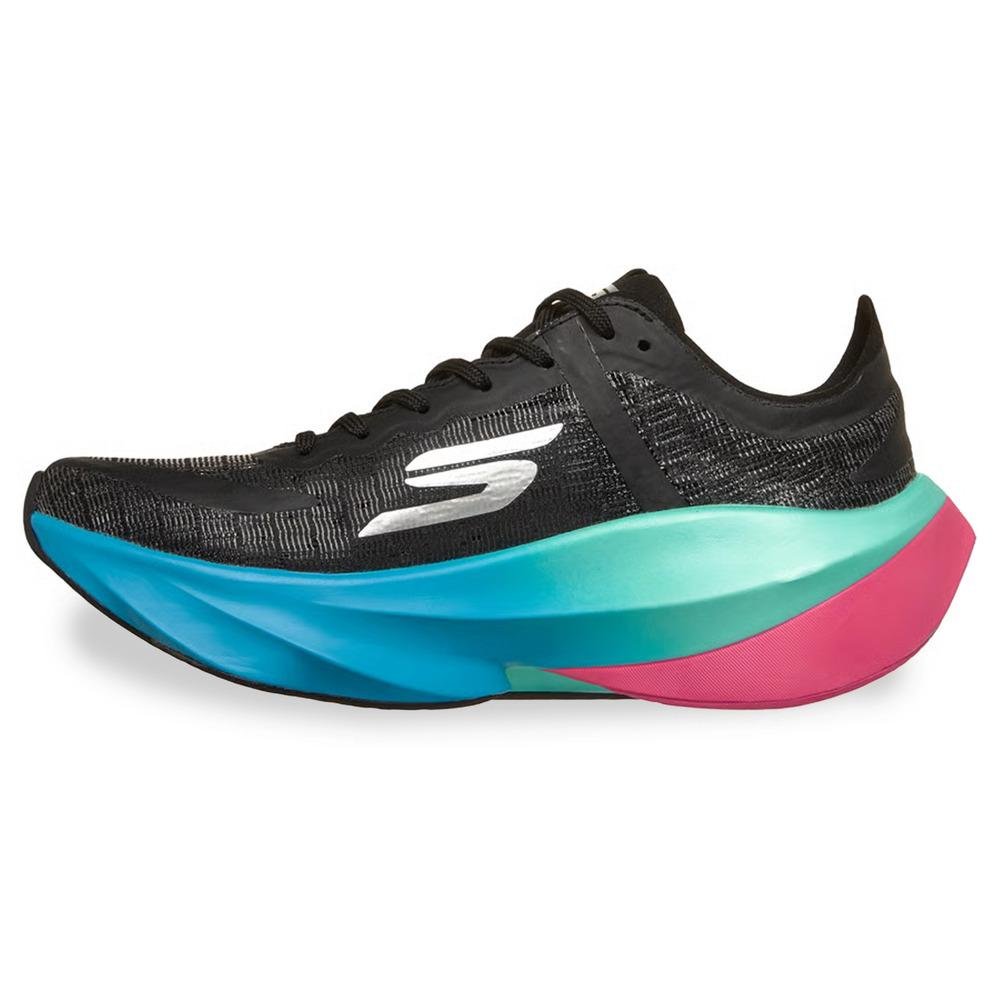 Tênis de Corrida Skechers SKX Aero Tempo Feminina Preto/Multicolor 4