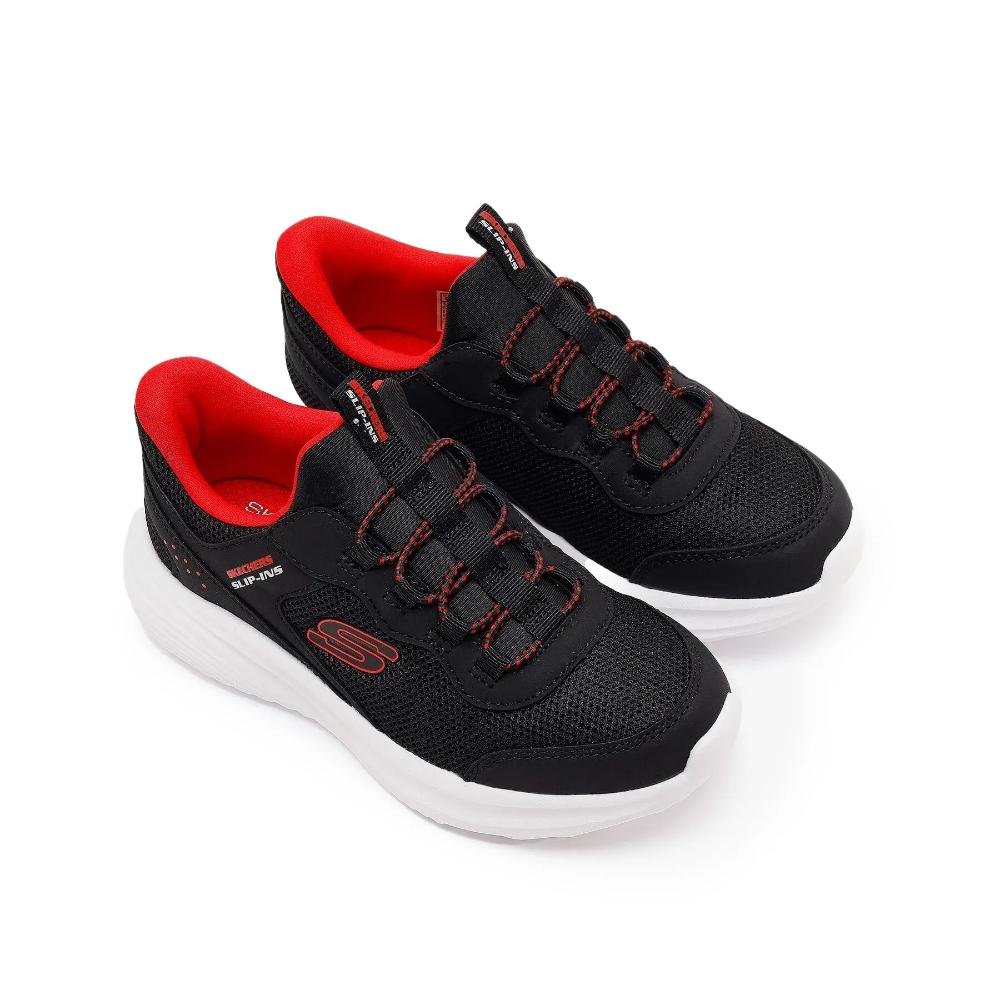 Tênis Casual Skechers Slip-ins Bounder Pro Juvenil Preto 4