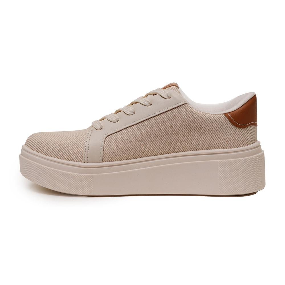 Tênis Vizzano Casual Feminino Off White 2