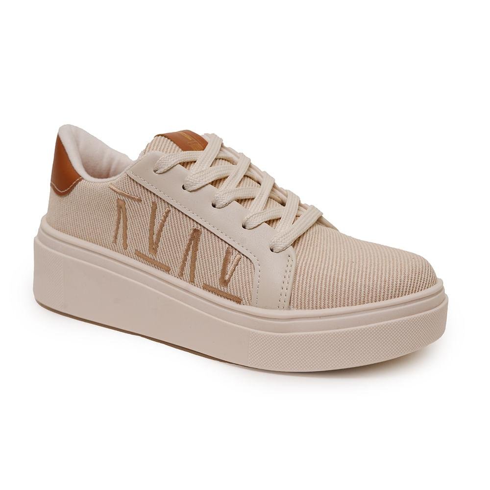 Tênis Vizzano Casual Feminino Off White 3