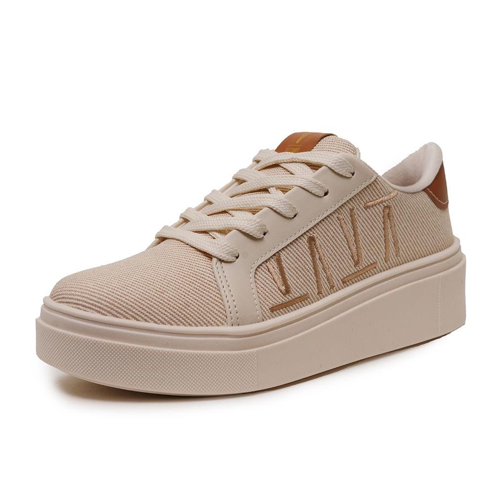 Tênis Vizzano Casual Feminino Off White 5