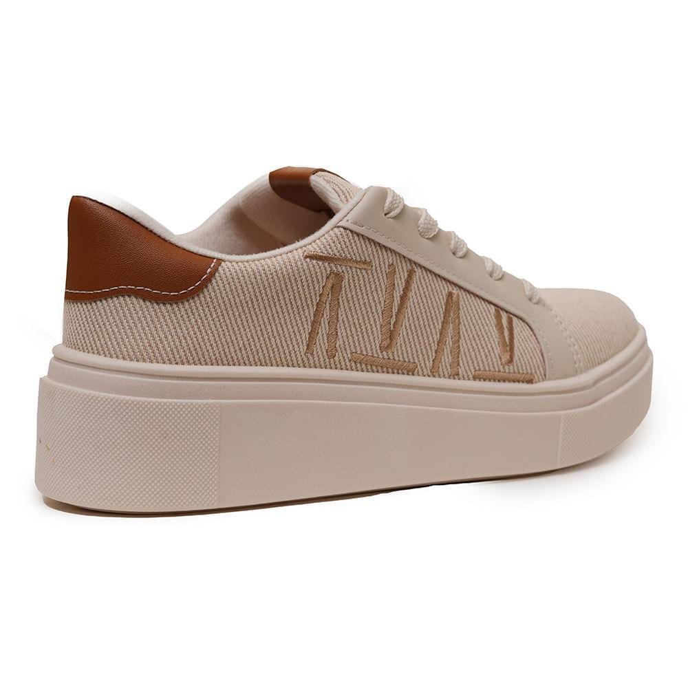 Tênis Vizzano Casual Feminino Off White 6