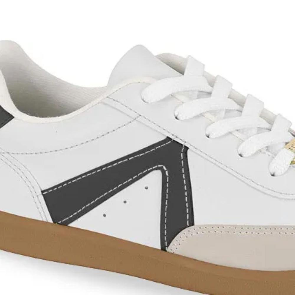 Tênis Casual Vizzano Retrô Detail Feminina Branco/Cinza 2