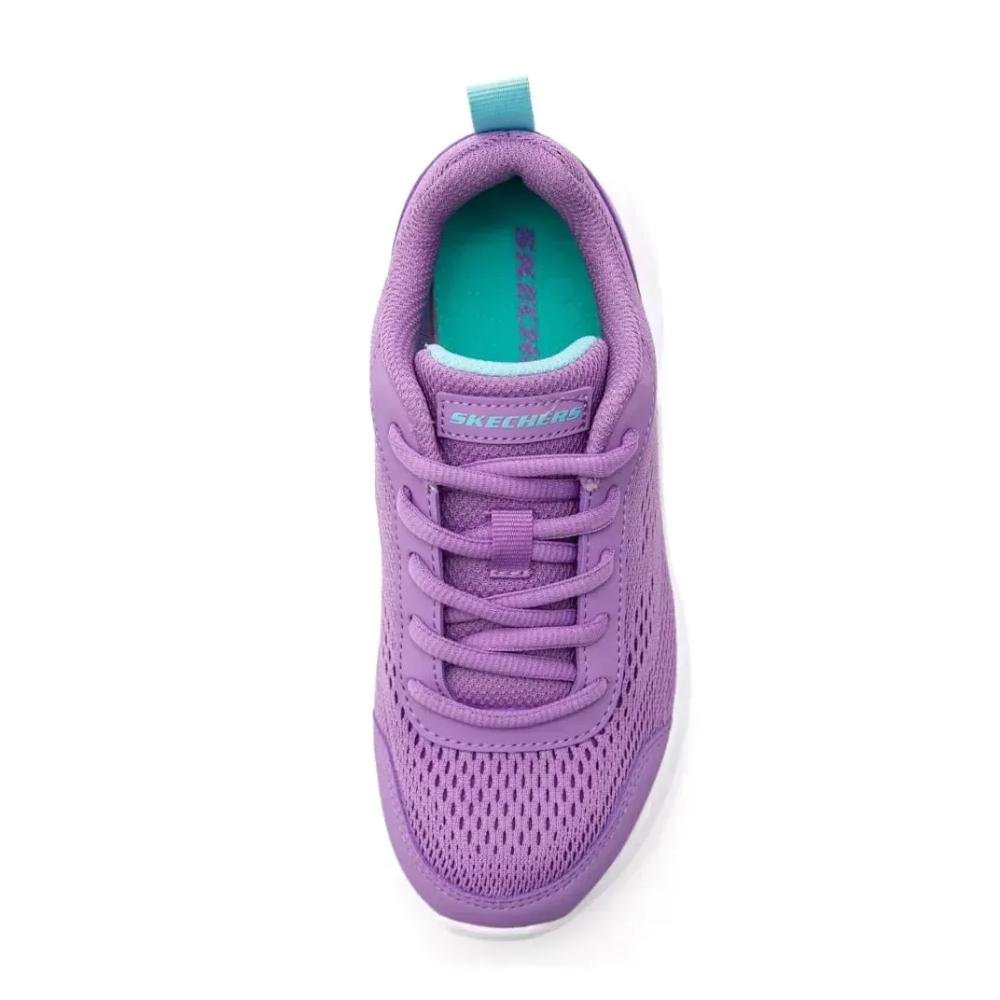 Tênis Casual Skechers Bounder Ez-Breeze Juvenil Lilás 2
