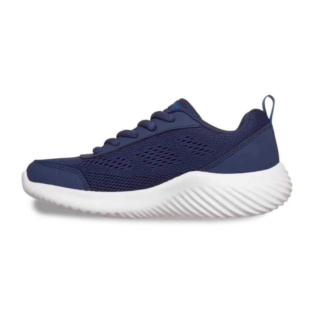 Tênis Casual Skechers Bounder Quanta Juvenil Azul 3