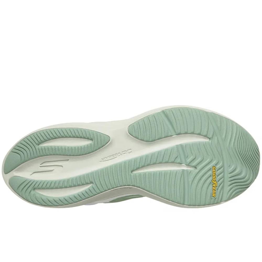 Tênis de Corrida Skechers SKX Aero Pulse Feminino Branco Branco/Verde 6