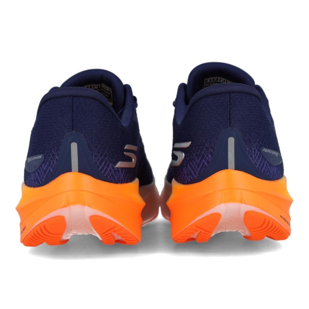 Tênis de Treino Skechers SKX Aero Spark Masculino Azul/Laranja 7