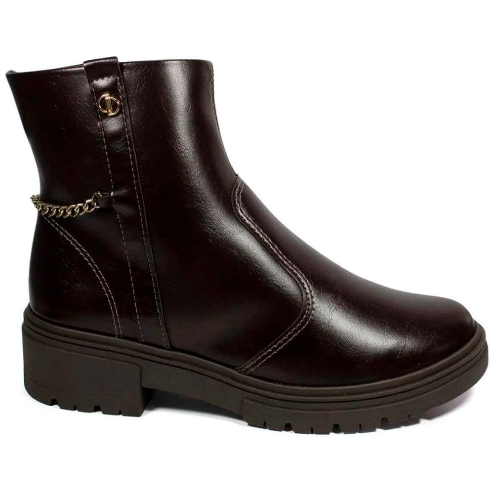 Bota Cano Curto Dakota Chain Feminina