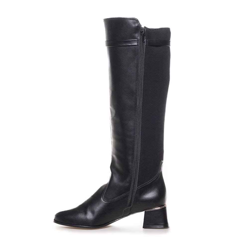 Bota Montaria Bebecê Fivela Feminina Preto 4