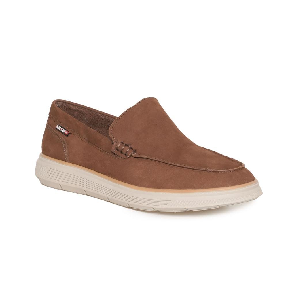 Mocassim Ferracini Index Couro Masculino Café 2