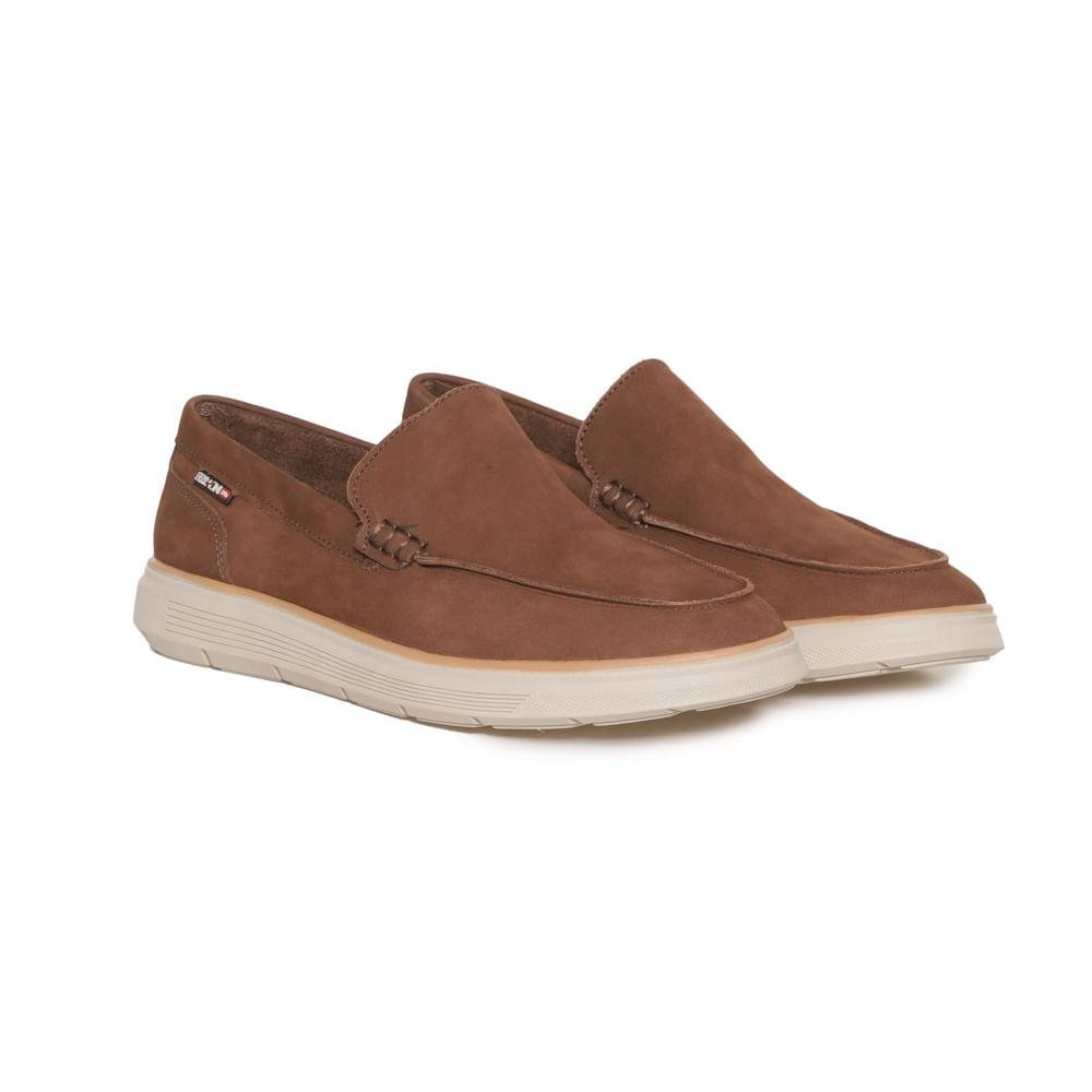 Mocassim Ferracini Index Couro Masculino Café 6