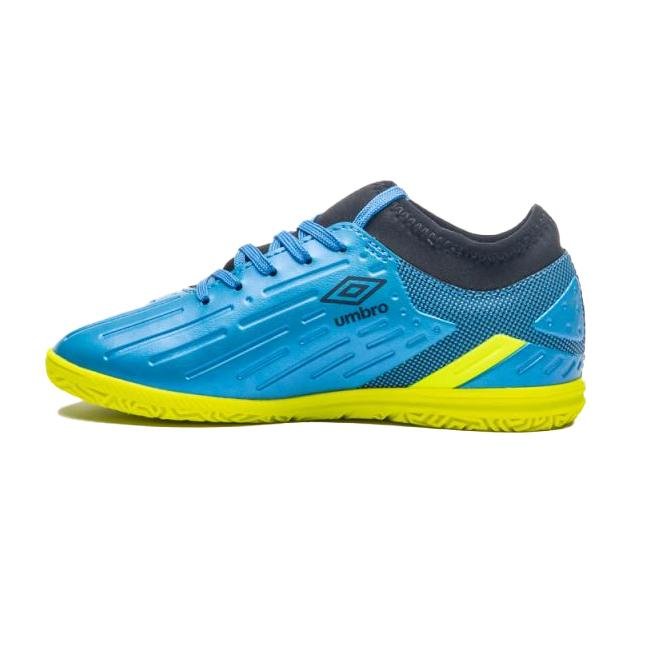Chuteira de Futsal Umbro Ux Indoor Infantil Azul 2