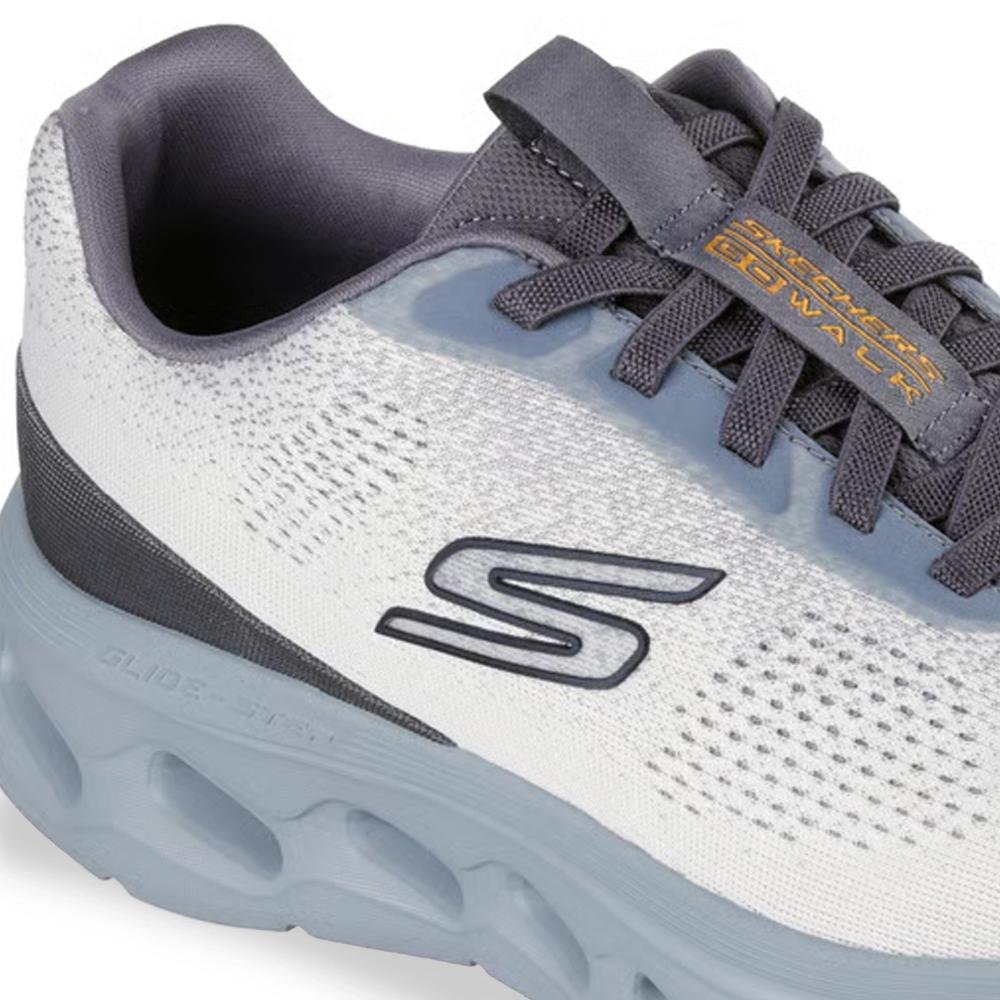 Tênis de Caminhada Skechers Go Walk Glide-Step 2.0 Masculino Cinza 4