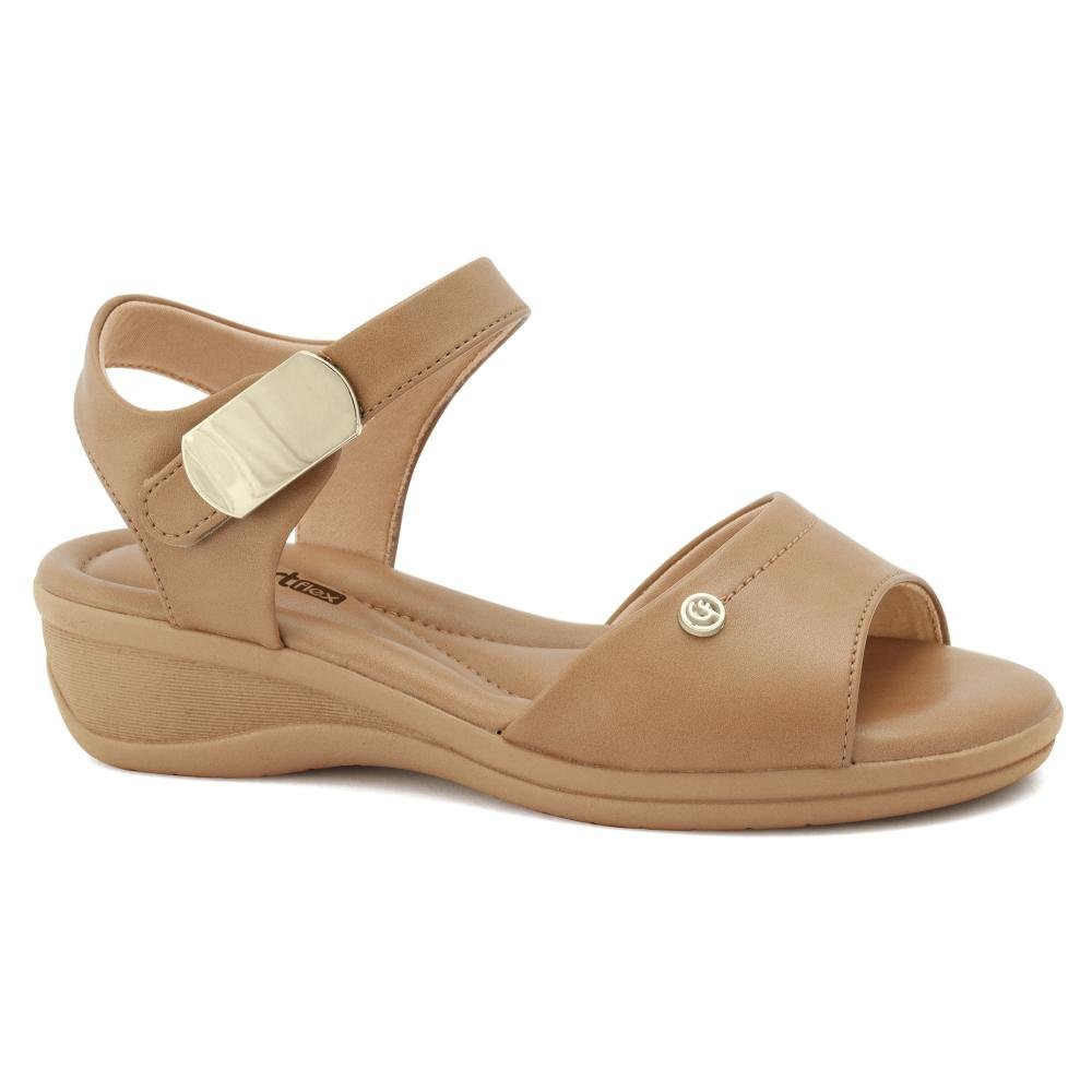 Sandália Anabela Comfortflex Conforto Feminina