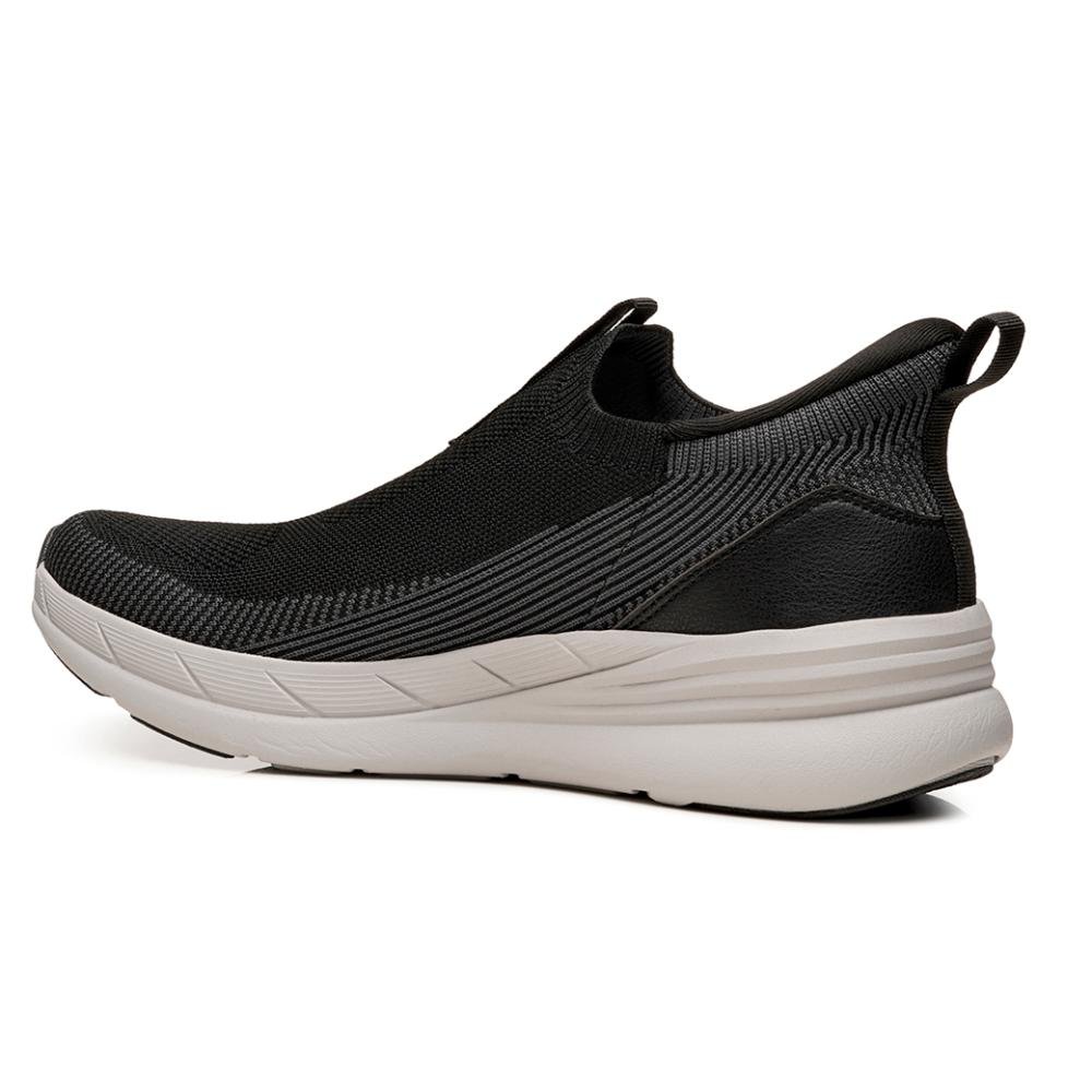 Tênis Pegada Slip On Casual Masculino Preto 3