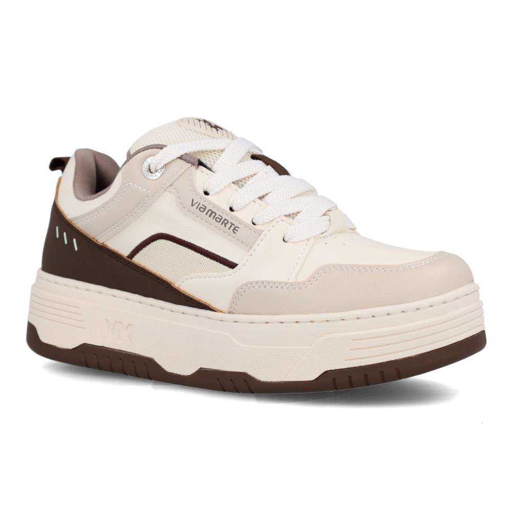 Tênis Via Marte Streetwear Casual Feminino Marfim 3