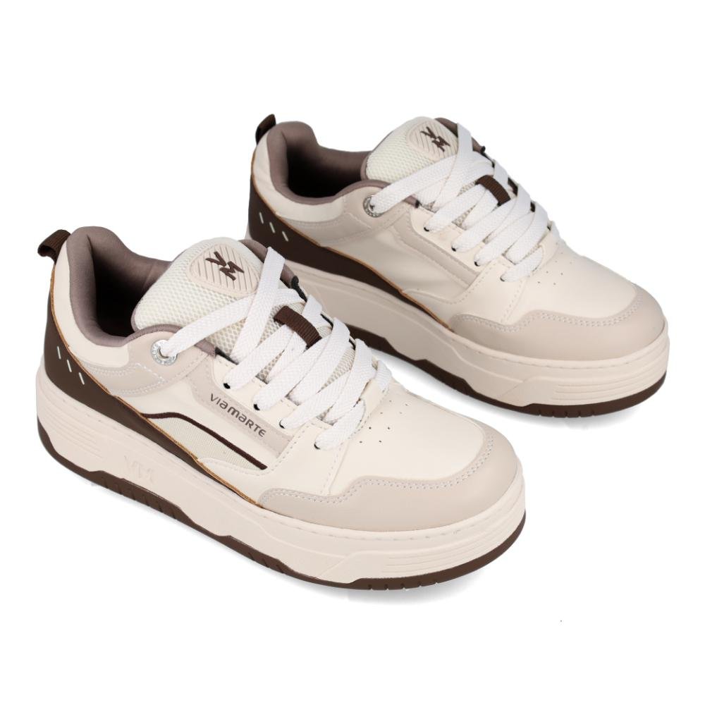 Tênis Via Marte Streetwear Casual Feminino Marfim 5