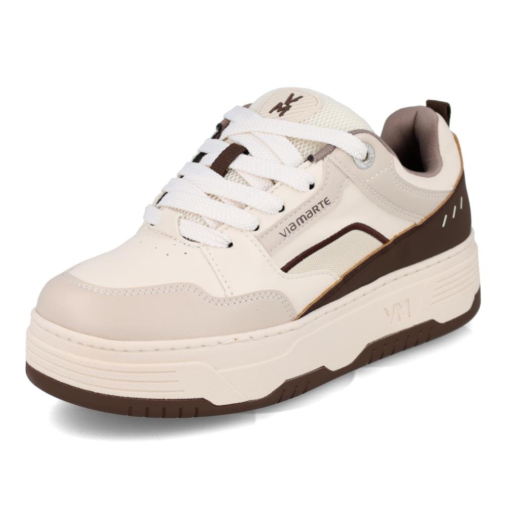 Tênis Via Marte Streetwear Casual Feminino Marfim 6