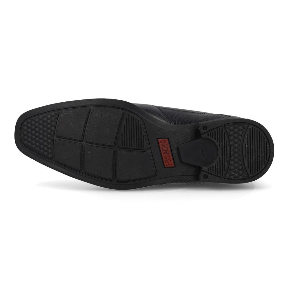 Sapato Social Ferracini Couro Masculino Preto 8