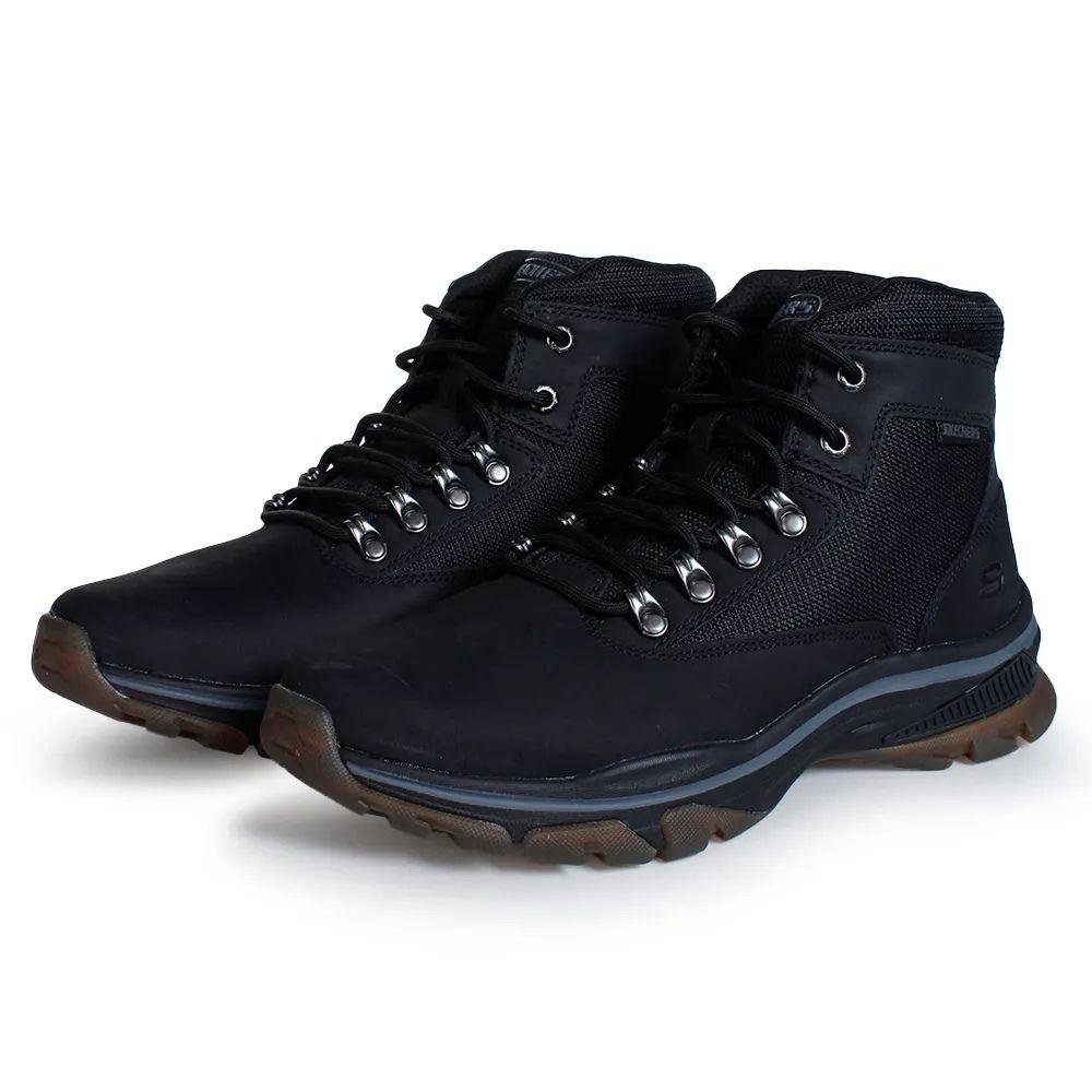 Bota Skechers Casual Masculina Preto 4