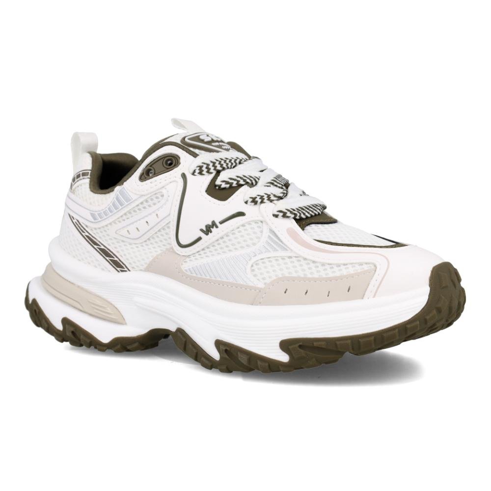 Tênis Casual Via Marte Multi Feminino Branco/Verde 3