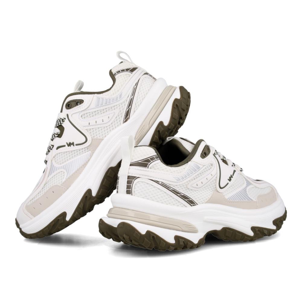 Tênis Casual Via Marte Multi Feminino Branco/Verde 7