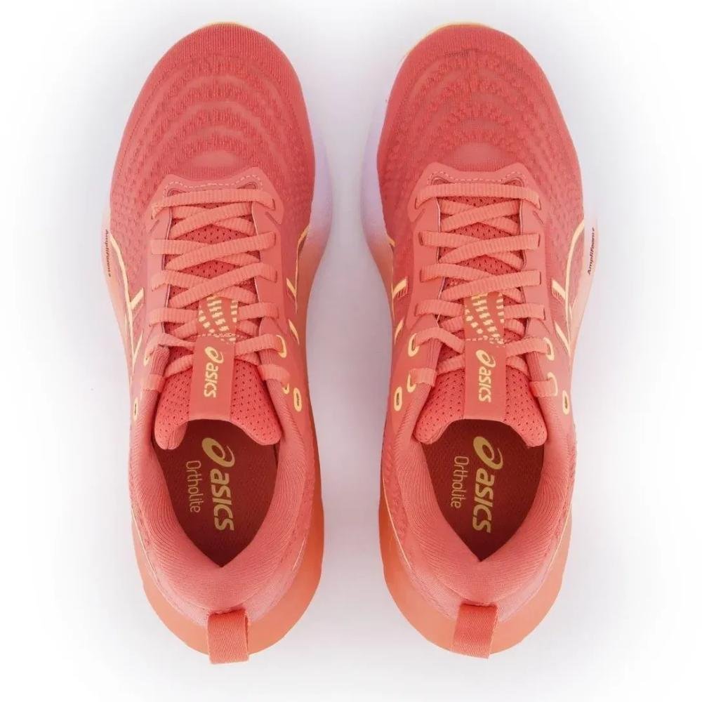 Tênis Esportivo Feminino Asics Gel-Shogun 8 Laranja 3