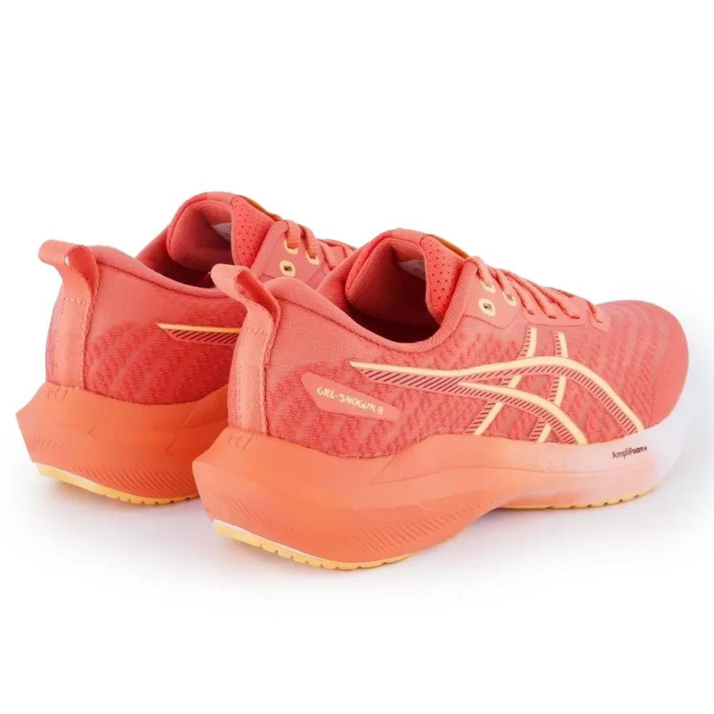 Tênis Esportivo Feminino Asics Gel-Shogun 8 Laranja 4