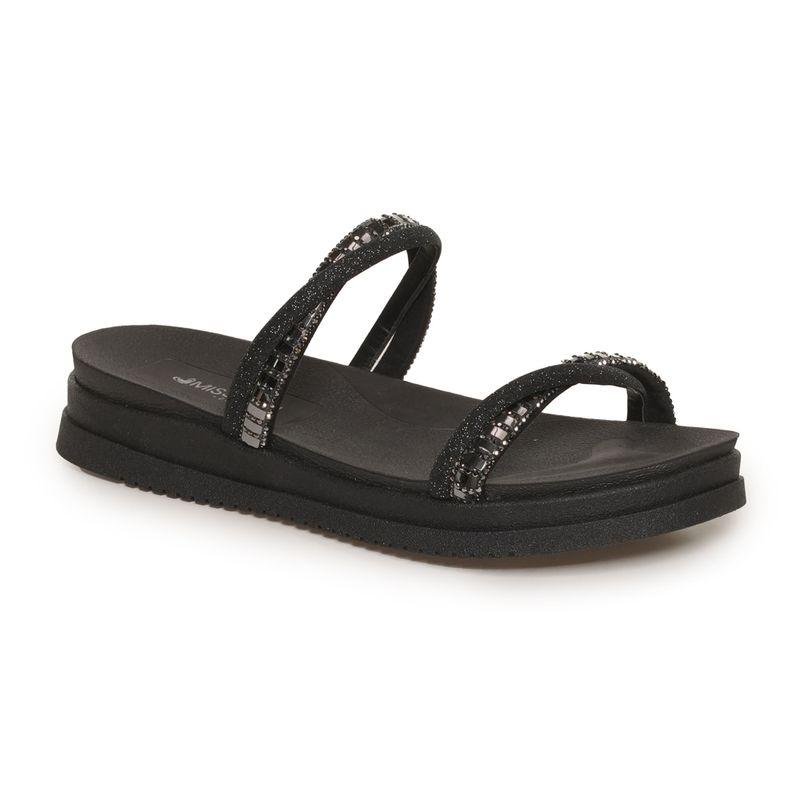 Tamanco Rasteiro Mississipi Strass Feminino