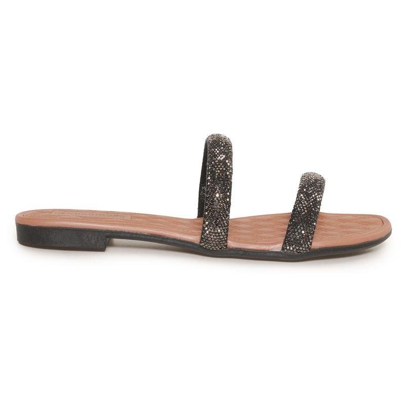 Tamanco Rasteiro Mississipi Strass Feminino