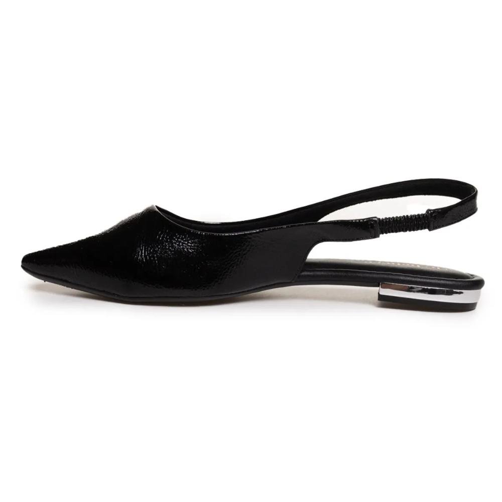 Sapato Bebêce Mule Slingback Social Feminino Preto 2