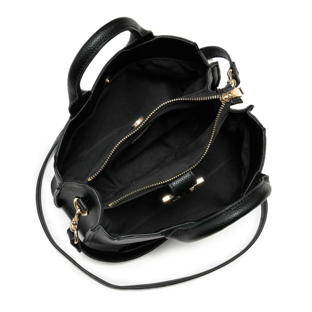 Bolsa Via Marte Tiracolo Casual Feminina Preto 3