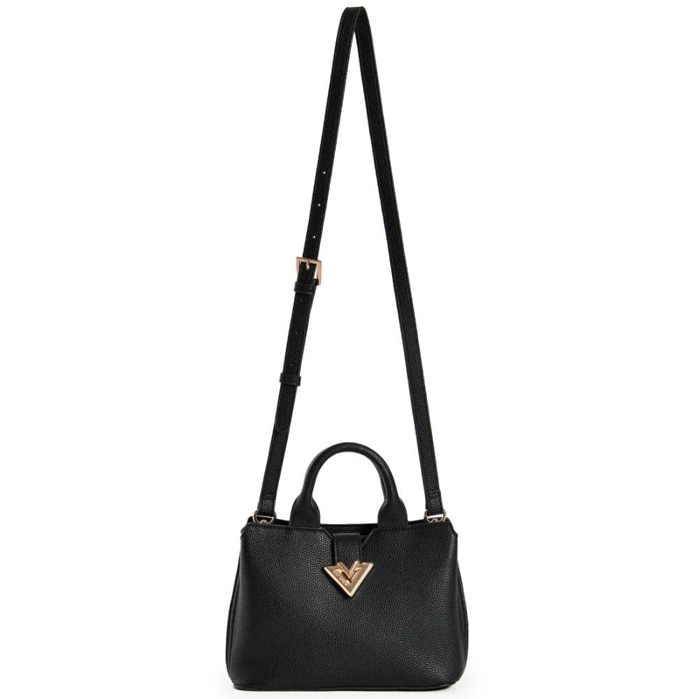Bolsa Via Marte Tiracolo Casual Feminina Preto 4