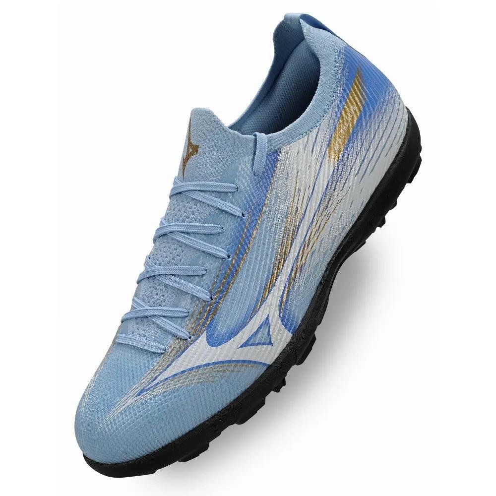Chuteira Society Mizuno Azbran Alpha Club AS Masculina Azul 4