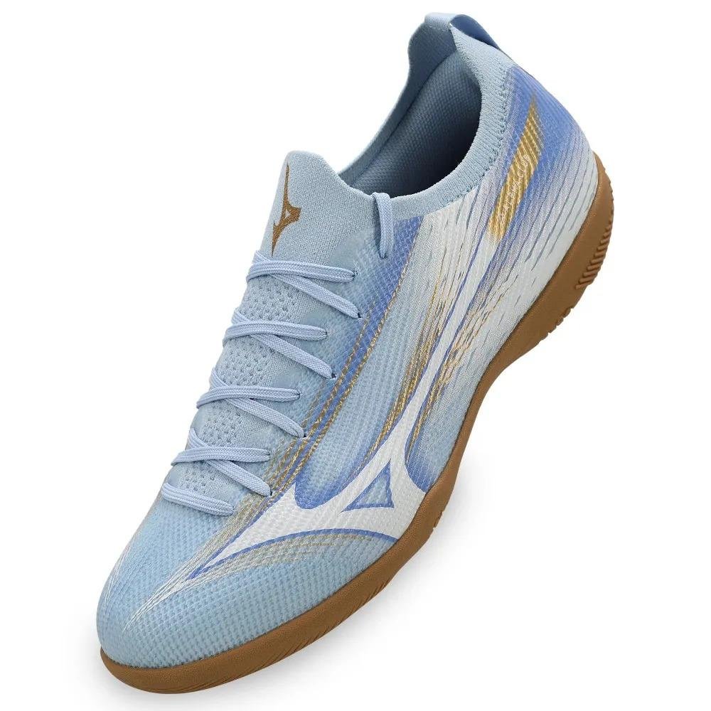 Chuteira Futsal Mizuno Azbran Alpha Club IN Masculina Azul 4
