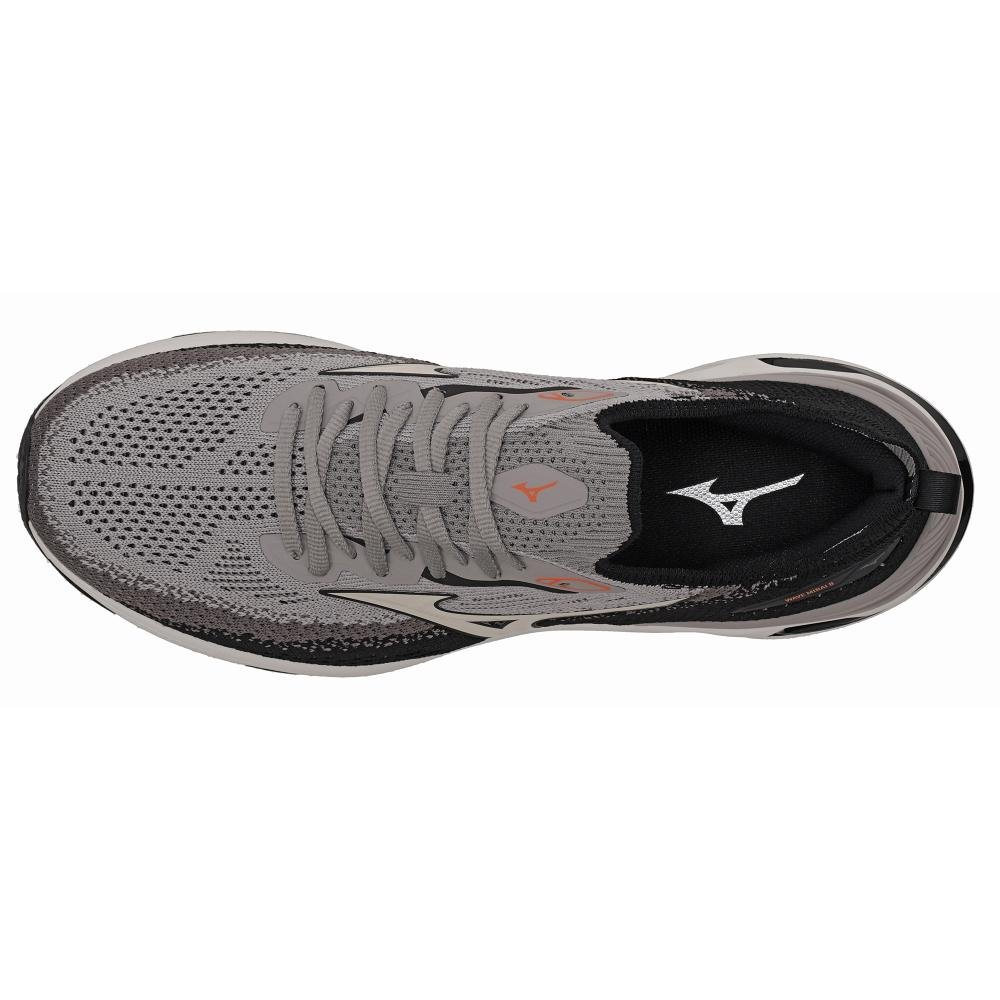Tênis de Corrida Mizuno Wave Mirai 8 Masculino Preto/Cinza 4