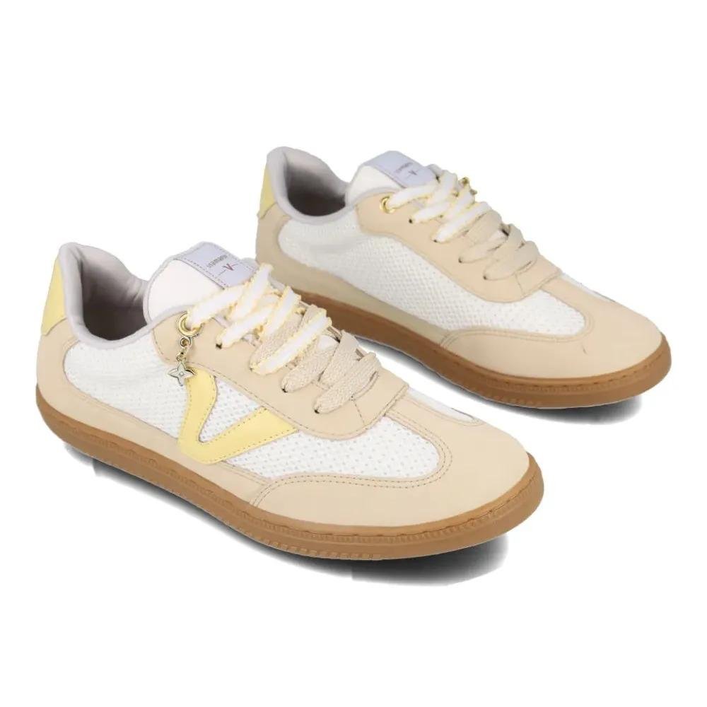 Tênis Via Marte Retro Feminino Branco/Amarelo 3