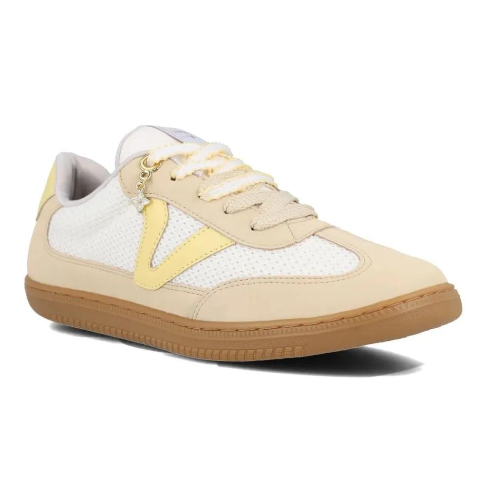 Tênis Via Marte Retro Feminino Branco/Amarelo 4