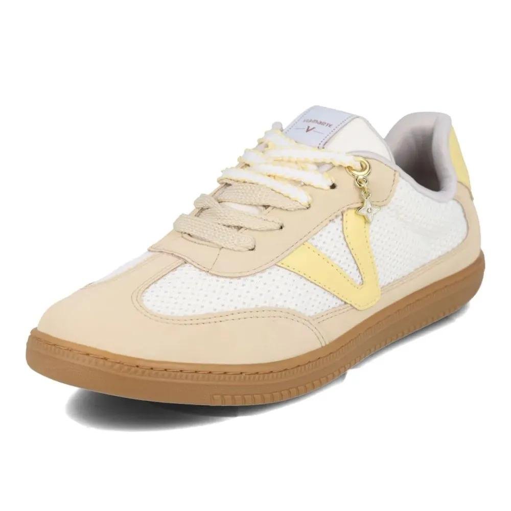 Tênis Via Marte Retro Feminino Branco/Amarelo 5