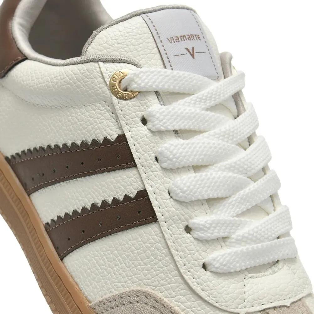 Tênis Via Marte Porcelana Casual Feminino Branco 5