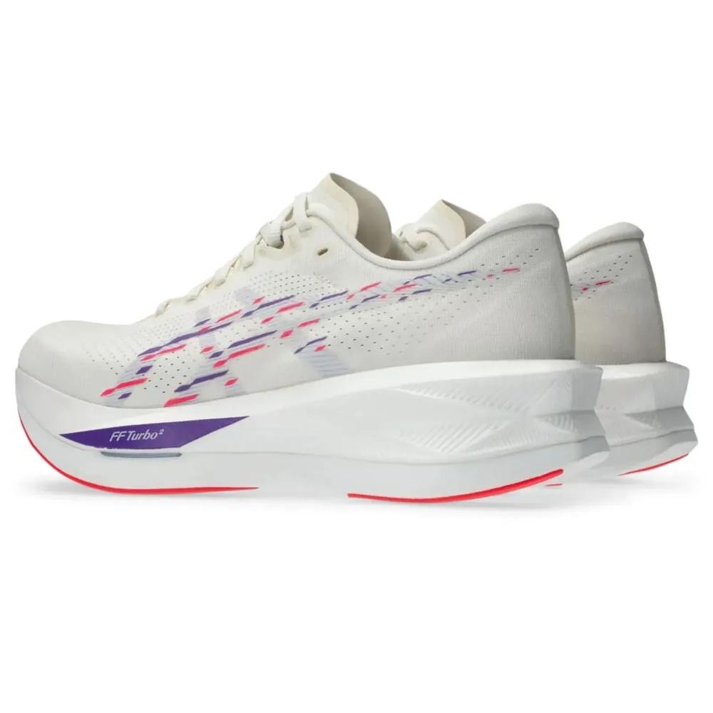 Tênis Esportivo Feminino Asics Sonicblast Branco Creme/Azul 3