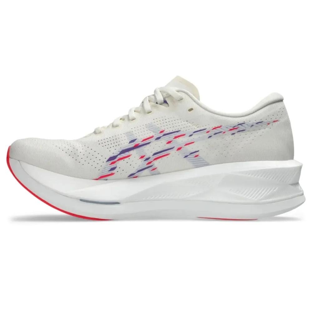 Tênis Esportivo Feminino Asics Sonicblast Branco Creme/Azul 6