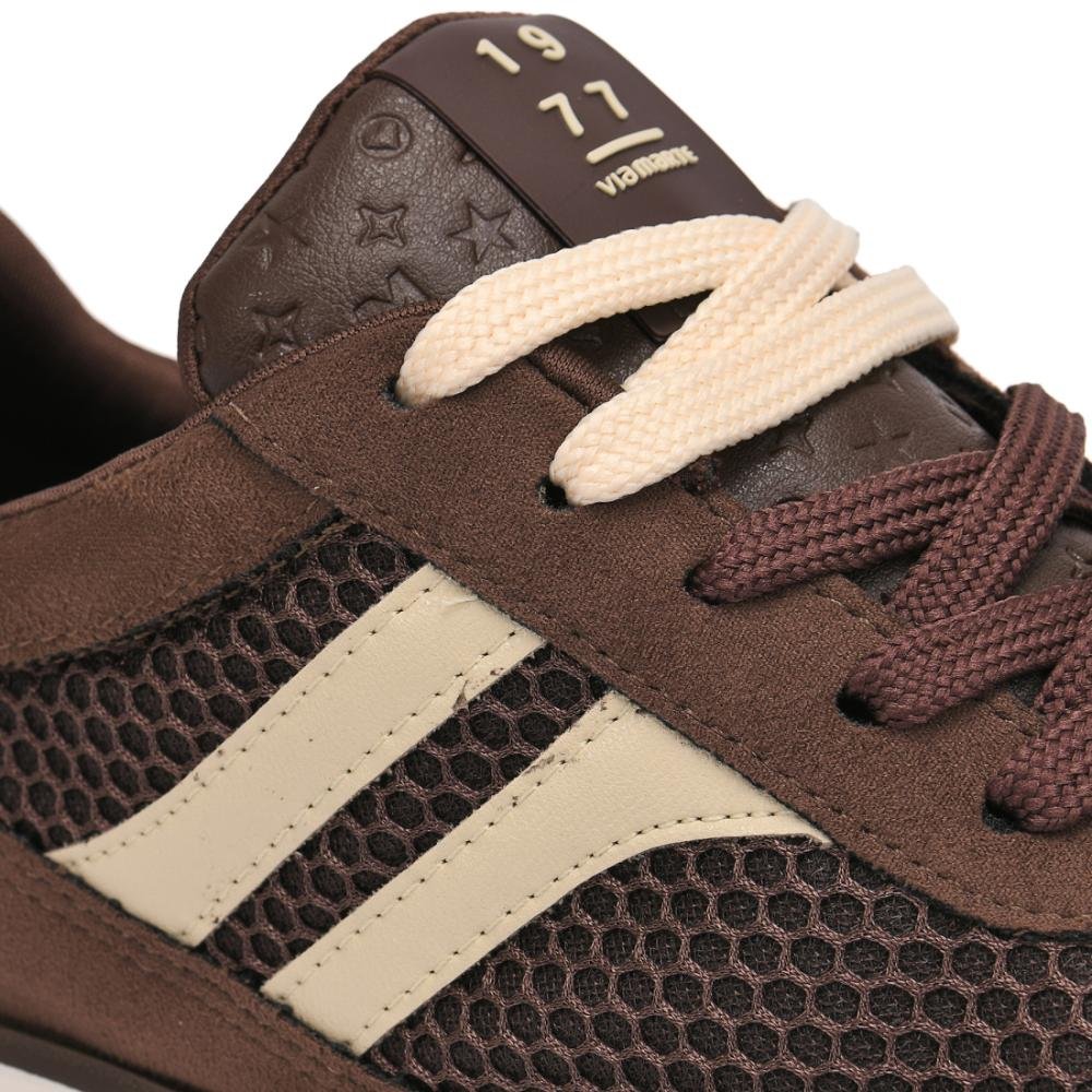 Tênis Casual Feminino Via Marte Confortável Marrom 3