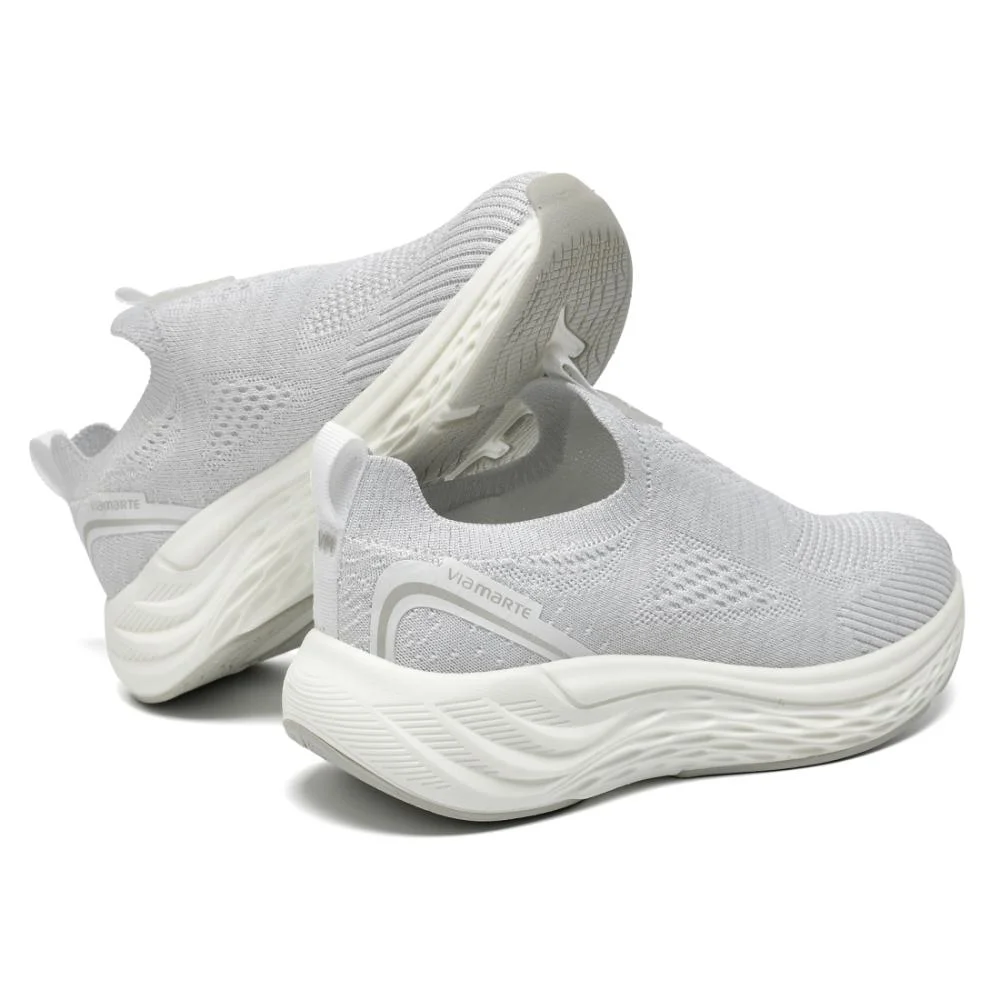 Tênis Feminino Via Marte Casual Slip On Confortável Branco 4